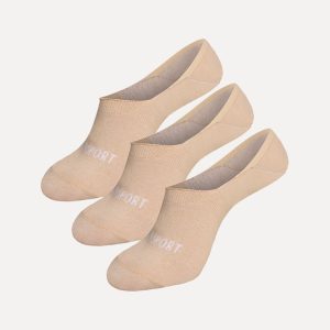 3 Paia: Fantasmino in cotone elasticizzato – Nudo Rif.9800T