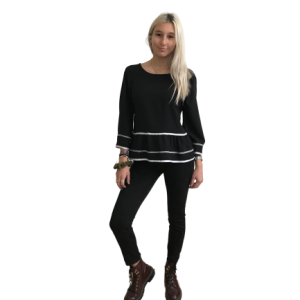 Casacca nero e bianco art. Pendenti