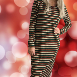 Abito lungo a righe art. Ciottolina