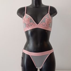 Reggiseno Art. Flora Con ricami