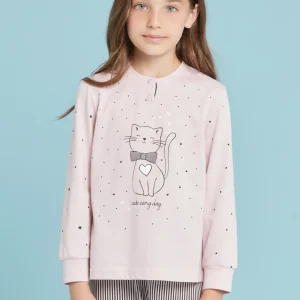 Rif.2225 Pigiama bambina cotone every day