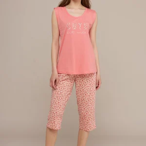 Rif.8293 Pigiama donna cotone wild conformato