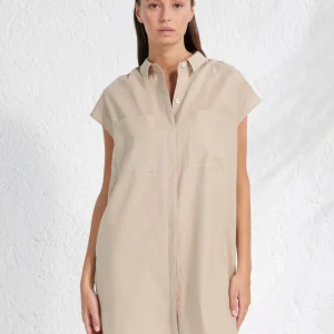 Rif.3133 Abito camicia donna lino classic