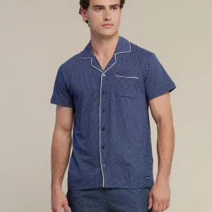 Rif.2893 Pigiama uomo corto cotone pua