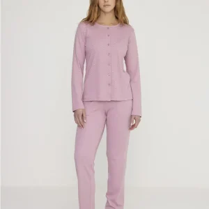 Rif.8981 Pigiama donna tuly in caldo cotone aperto davanti conformato