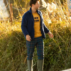 Rif.2909 Pigiama uomo york in caldo cotone girocollo