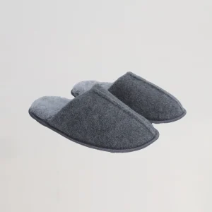 Rif.3019 Pantofola uomo giorgio in acrilico e coral fleece