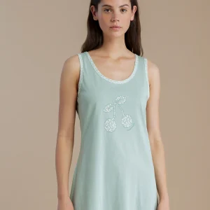 Rif.3367 Abitino donna in cotone con spalla larga articolo cherry bloom