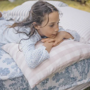 Rif.2506 Pigiama bambina in cotone manica lunga violet