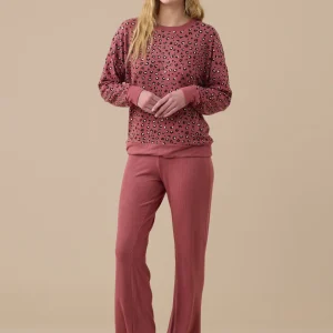 Rif.9317 Pigiama donna costina articolo animalier