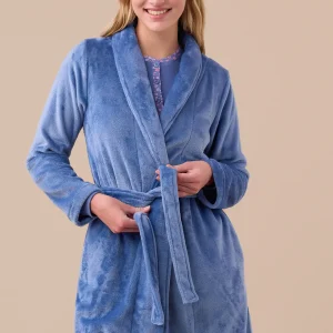 Rif.3014 Vestaglia donna coral articolo unito