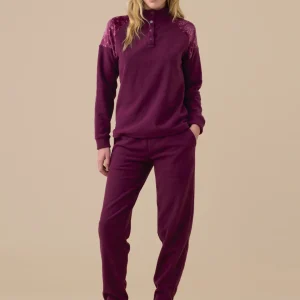 Rif. 9446 Pigiama donna calibrato micropile articolo cachemire