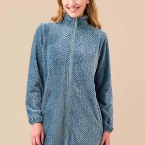 Rif.3018 Vestaglia donna coral articolo unito