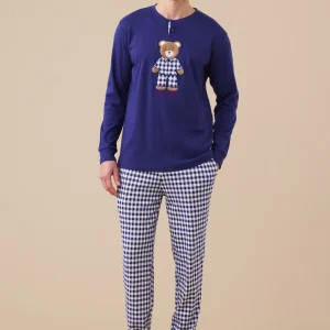 Rif.3144 Pigiama uomo caldo cotone articolo daniel