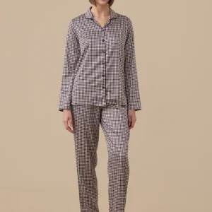 Rif.9318 Pigiama donna in raso articolo poule