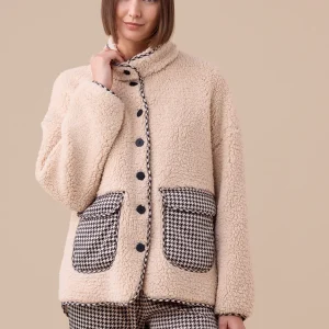 Rif.3032 Giacca donna double face in eco-agnellino articolo sheepy