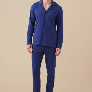 Rif.3173 Pigiama uomo jersey invernale articolo unito