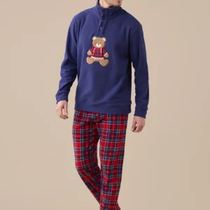 Rif.3203 Pigiama uomo micropile articolo Bear