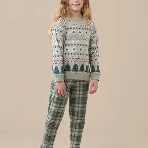 Rif.2570 Pigiama bambina/o caldo cotone articolo winter.