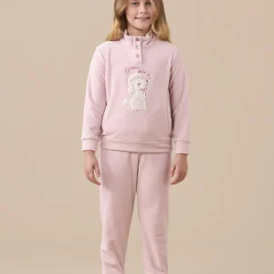 Rif.2545 Pigiama bambina in micropile articolo cino