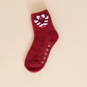 Rif.1431 Calzini antiscivolo bambina/o con applicazione 3D articolo christams