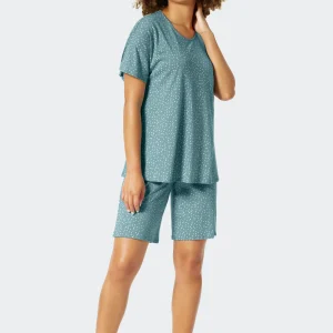 Pigiama corto cotone/modal "Sugar pois" - Donna