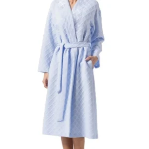 Vestaglia Jaquard "Azure" - Donna