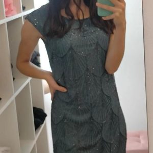 Abito Anni 20 con perline ricamate