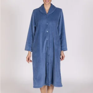 Vestaglia peluche "Blue" - Donna