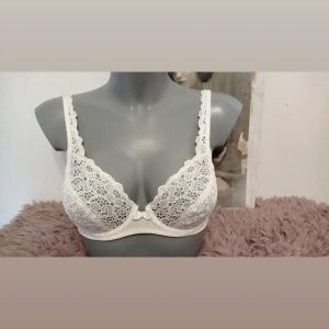 Reggiseno  con ferretto Playtex in pizzo macramè da donna