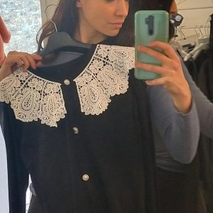 Cardigan Collone pizzo Art. Fiore