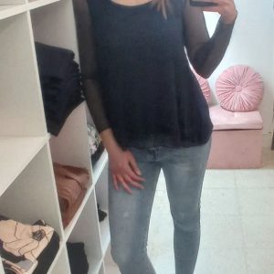 Blusa in tulle Art. velo in modal