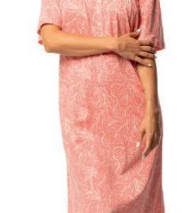 CAMICIA DA NOTTE CLASSICA "BOTANIC"