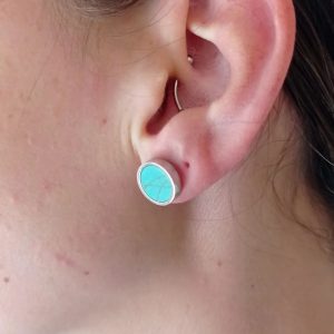 Orecchini polvere di Turchese