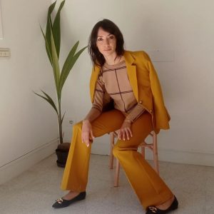 Giacca Donna Color Ocra