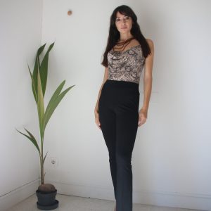 Body animalier in viscosa Art. Macchia