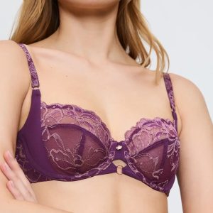 Reggiseno Balconcino Rosa Cenere – L’Eleganza che Sostiene
