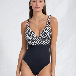 Rif.461 Costume mare donna intero zig coppa B