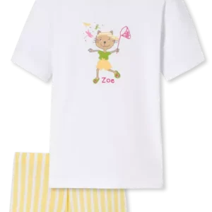Pigiama corto "Gatto Zoe" - Bambina