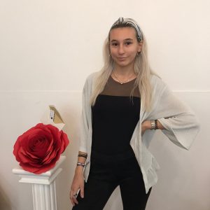 Cardigan asimmetrico con filo lurex s m l xl