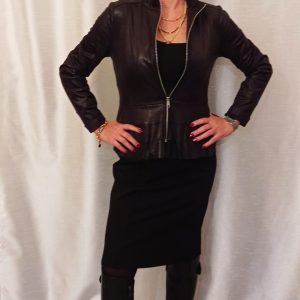 Giacca in eco-pelle art. Gale