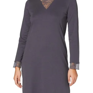 Camicia da notte pizzo "Taupe" - Donna