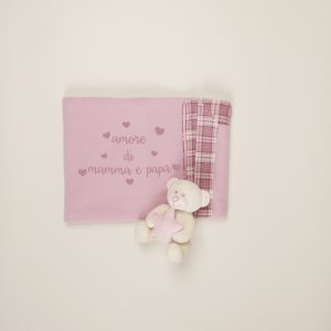 Rif.963 Plaid bambina micropile 130×160