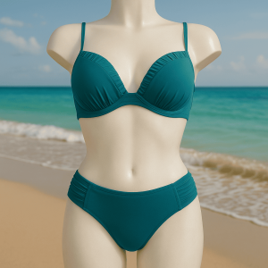 Costume Bikini Verde Petrolio
