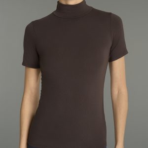 Lupetto donna manica corta in Eco viscosa calda e morbida – Rif.D794AY