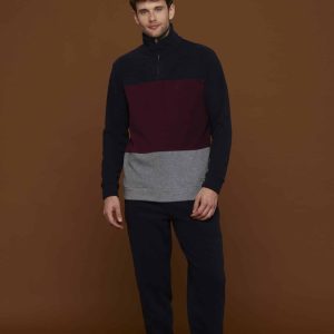 Rif.2786 Pigiama uomo micropile block