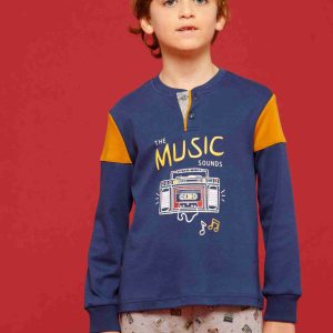 Pigiama Bambino Music (noidìnotte) Caldo Cotone