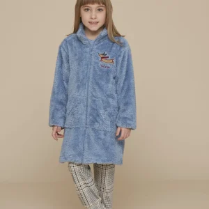 Rif.2326 Vestaglia bambina coral yuppy lurex