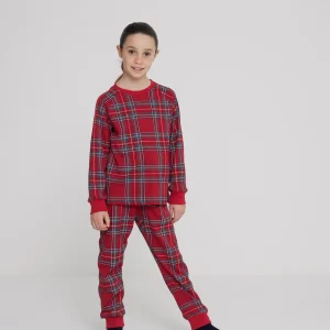 Rif.2426 Pigiama bambina/o trish in caldo cotone girocollo