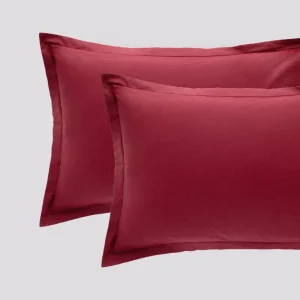 Coppia federe in cotone madapolam paint